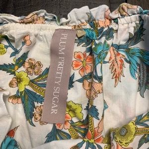 Long floral tube top dress. Worn twice